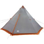 Sport si Outdoor - Camping - Corturi camping - Cort de familie Tipi pentru 8 persoane gri impermeabil - Infinity.ro