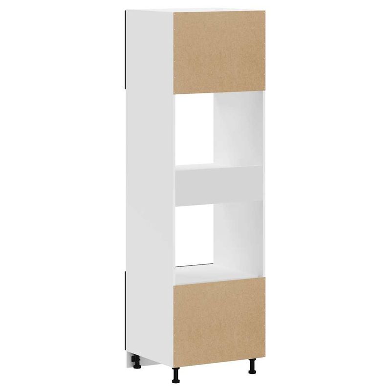 Casa si Gradina - Mobilier - Comode si corpuri - Corpuri bucatarie - Dulapuri pentru cuptor 2 buc Lucca negru lemn prelucrat - Infinity.ro