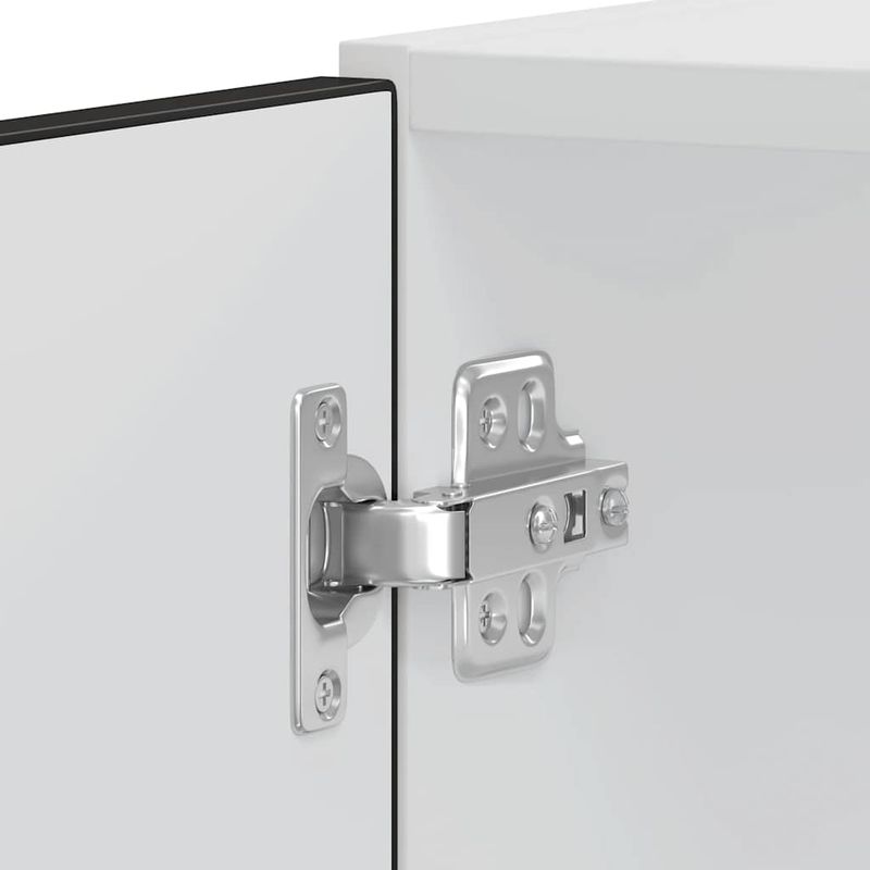 Casa si Gradina - Mobilier - Comode si corpuri - Corpuri bucatarie - Dulapuri pentru cuptor 2 buc Lucca negru lemn prelucrat - Infinity.ro