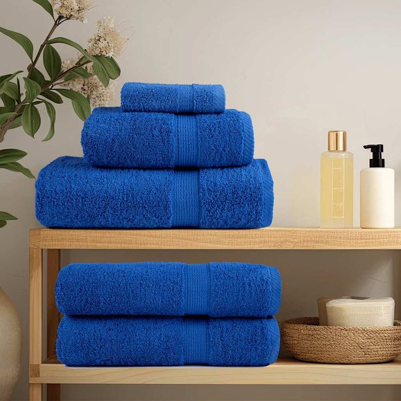 Casa si Gradina - Textile si covoare - Textile baie - Prosoape - Prosoape de mana 10 buc Albastru 50x100 cm 360 g/m² 100% bumbac - Infinity.ro
