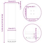 Casa si Gradina - Mobilier - Feronerie si accesorii mobila - Picioare masuta de cafea 4 buc Negru 30-32 cm Otel, mărime 30-32 cm (80 mm) - Infinity.ro