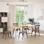 Casa si Gradina - Mobilier - Feronerie si accesorii mobila - Picioare pentru masa in forma de U 2 buc alb 50x(72-73) cm otel - Infinity.ro