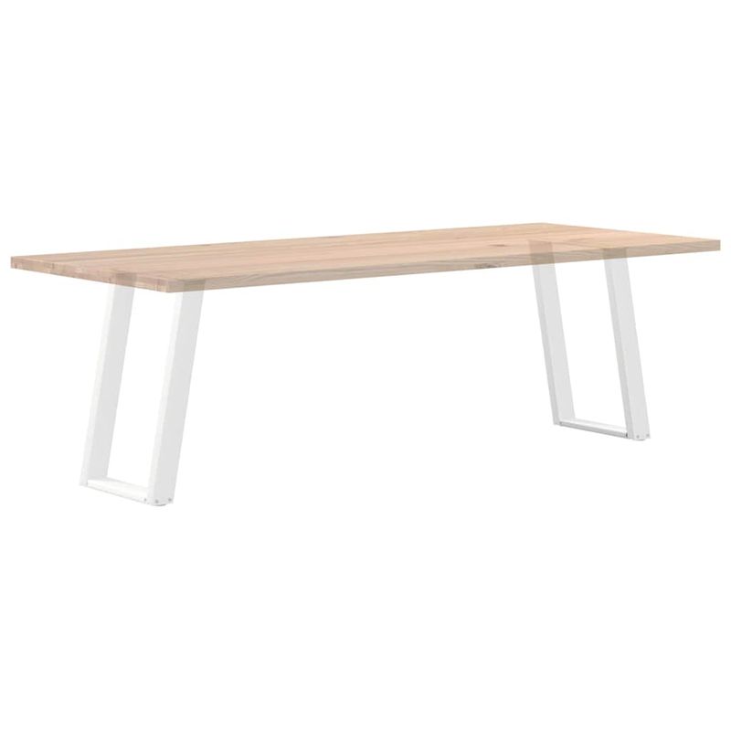 Casa si Gradina - Mobilier - Feronerie si accesorii mobila - Picioare pentru masa in forma de U 2 buc alb 50x(72-73) cm otel - Infinity.ro