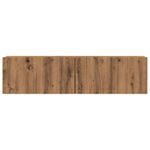 Casa si Gradina - Mobilier - Comode si corpuri - Comode - Dulap TV perete, stejar artizanal, 120x30x30 cm, lemn prelucrat - Infinity.ro