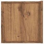 Casa si Gradina - Mobilier - Comode si corpuri - Comode - Dulap TV perete, stejar artizanal, 120x30x30 cm, lemn prelucrat - Infinity.ro