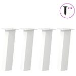 Casa si Gradina - Mobilier - Feronerie si accesorii mobila - Picioare masuta de cafea 4 buc Otel alb 30 cm, mărime 30 cm (80 mm) - Infinity.ro