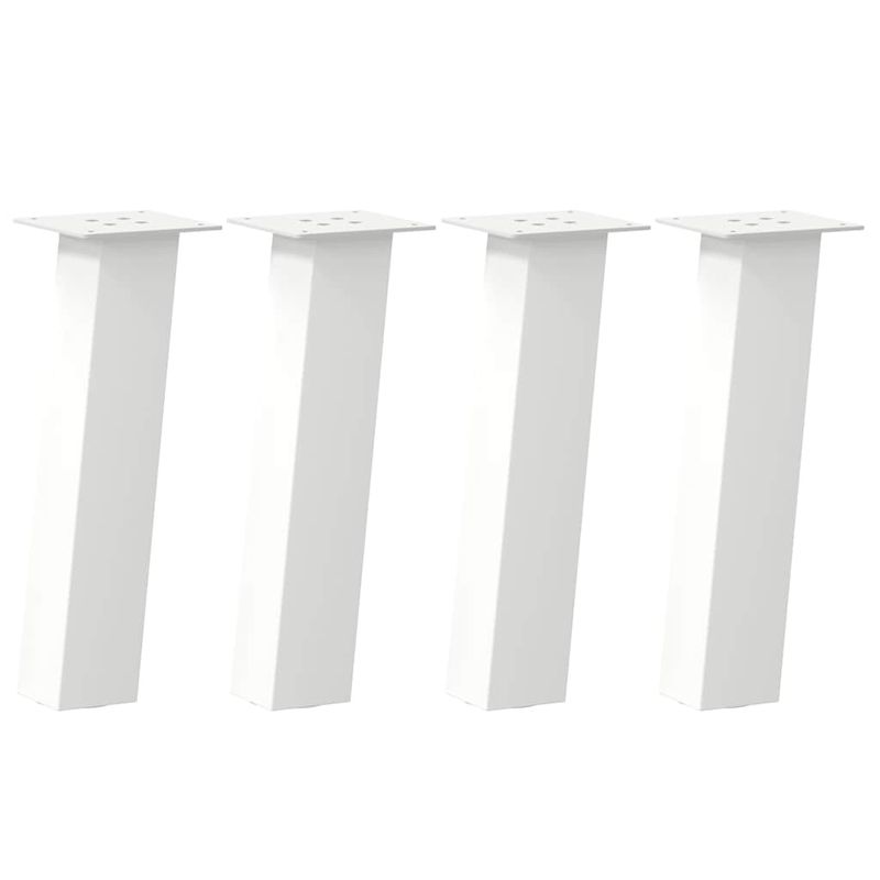 Casa si Gradina - Mobilier - Feronerie si accesorii mobila - Picioare masuta de cafea 4 buc Otel alb 30 cm, mărime 30 cm (80 mm) - Infinity.ro