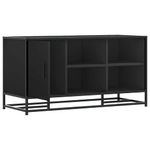 Casa si Gradina - Mobilier - Organizare si depozitare - Bancute - Banca de pantofi neagra 100x40x53,5 cm lemn si metal prelucrat - Infinity.ro