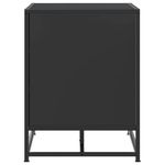 Casa si Gradina - Mobilier - Organizare si depozitare - Bancute - Banca de pantofi neagra 100x40x53,5 cm lemn si metal prelucrat - Infinity.ro