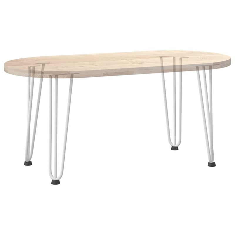 Casa si Gradina - Mobilier - Feronerie si accesorii mobila - Picioare de masa in ac de par 4 buc Otel solid alb 42 cm, model 3 rods - Infinity.ro
