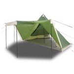 Sport si Outdoor - Camping - Corturi camping - Cort de familie Tipi pentru 6 persoane, verde, impermeabil - Infinity.ro
