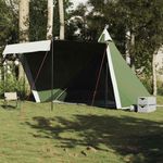 Sport si Outdoor - Camping - Corturi camping - Cort de familie Tipi pentru 6 persoane, verde, impermeabil - Infinity.ro