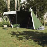 Sport si Outdoor - Camping - Corturi camping - Cort de familie Tipi pentru 6 persoane, verde, impermeabil - Infinity.ro