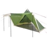Sport si Outdoor - Camping - Corturi camping - Cort de familie Tipi pentru 6 persoane, verde, impermeabil - Infinity.ro