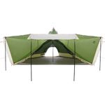 Sport si Outdoor - Camping - Corturi camping - Cort de familie Tipi pentru 6 persoane, verde, impermeabil - Infinity.ro