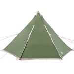 Sport si Outdoor - Camping - Corturi camping - Cort de familie Tipi pentru 6 persoane, verde, impermeabil - Infinity.ro