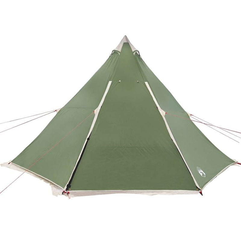 Sport si Outdoor - Camping - Corturi camping - Cort de familie Tipi pentru 6 persoane, verde, impermeabil - Infinity.ro