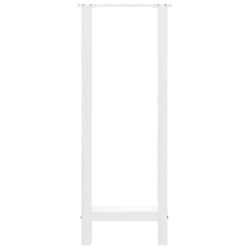 Casa si Gradina - Mobilier - Feronerie si accesorii mobila - Picioare masuta de cafea alb 2 buc 50x(100-101) cm Otel - Infinity.ro