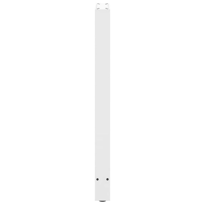 Casa si Gradina - Mobilier - Feronerie si accesorii mobila - Picioare masuta de cafea alb 2 buc 50x(100-101) cm Otel - Infinity.ro