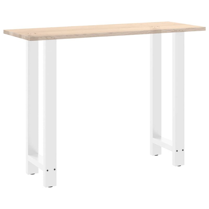Casa si Gradina - Mobilier - Feronerie si accesorii mobila - Picioare masuta de cafea alb 2 buc 50x(100-101) cm Otel - Infinity.ro