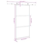 Casa si Gradina - Constructii - Usi interior, exterior si garaj - Usi interior - Usa glisanta cu set de feronerie sticla temperata si aluminiu - Infinity.ro