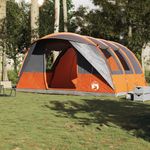 Sport si Outdoor - Camping - Corturi camping - Cort de camping tunel 5 persoane, gri/portocaliu, impermeabil - Infinity.ro
