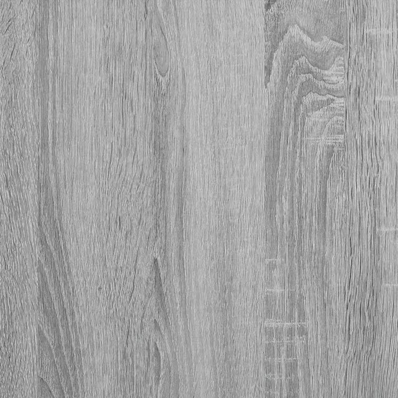 Casa si Gradina - Mobilier - Comode si corpuri - Noptiere - Noptiera gri Sonoma 40x34,5x60 cm lemn prelucrat si metal - Infinity.ro