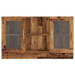 Casa si Gradina - Mobilier - Comode si corpuri - Comode - Dulap, lemn vechi, 120x30,5x70 cm, lemn prelucrat, material lemn compozit și sticlă - Infinity.ro