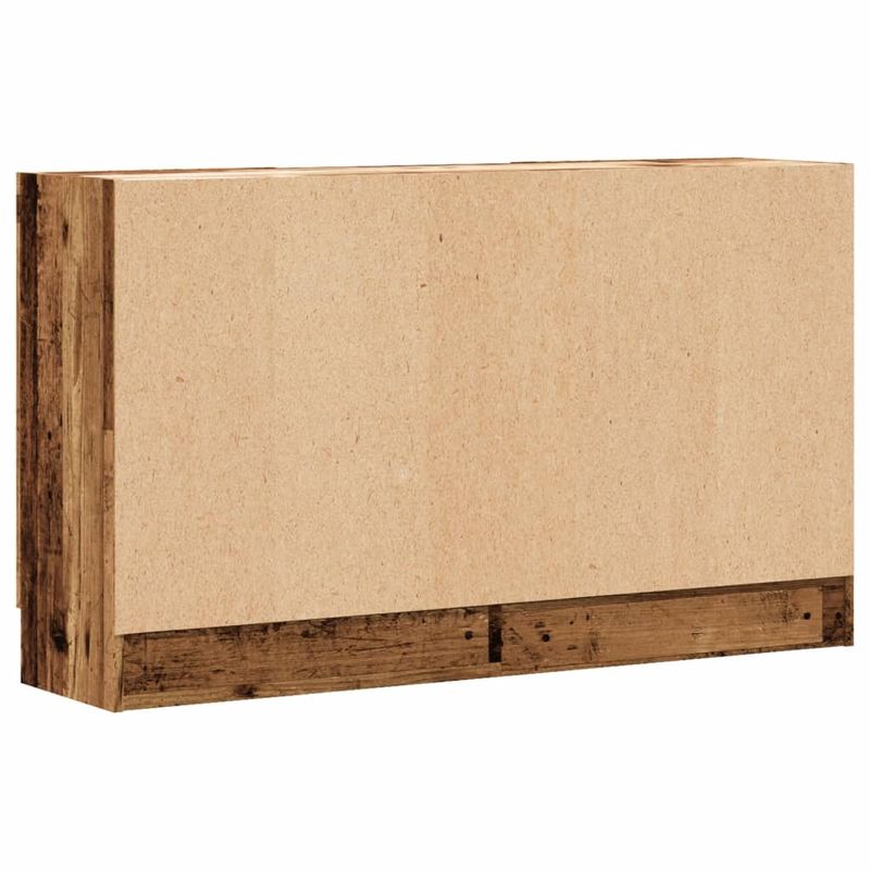 Casa si Gradina - Mobilier - Comode si corpuri - Comode - Dulap, lemn vechi, 120x30,5x70 cm, lemn prelucrat, material lemn compozit și sticlă - Infinity.ro