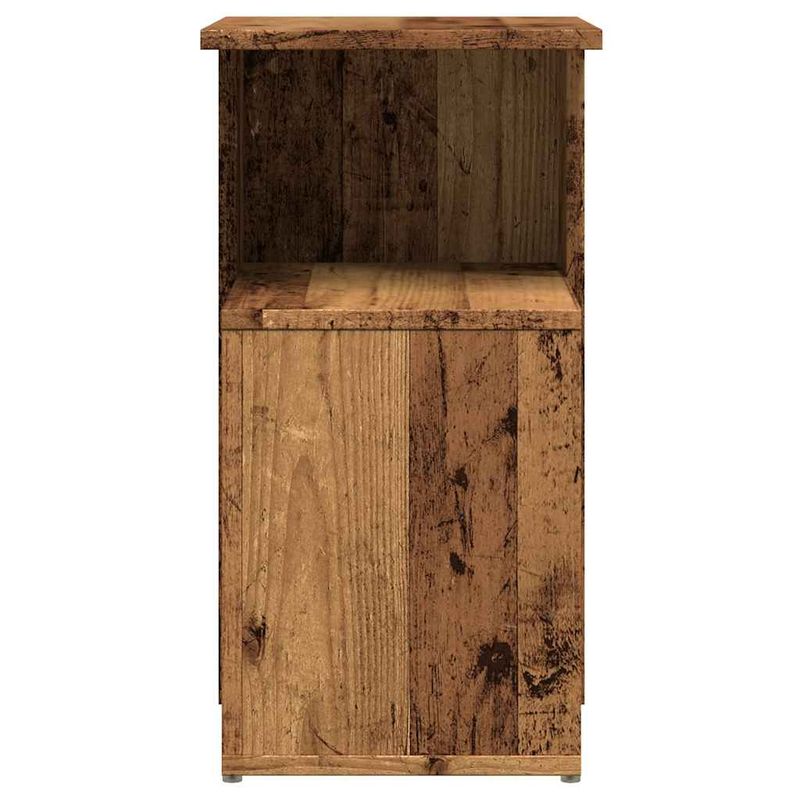 Casa si Gradina - Mobilier - Mese si birouri - Mese living - Masa laterala din lemn vechi 36x30x56 cm din lemn prelucrat - Infinity.ro