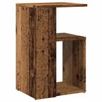 Casa si Gradina - Mobilier - Mese si birouri - Mese living - Masa laterala din lemn vechi 36x30x56 cm din lemn prelucrat - Infinity.ro