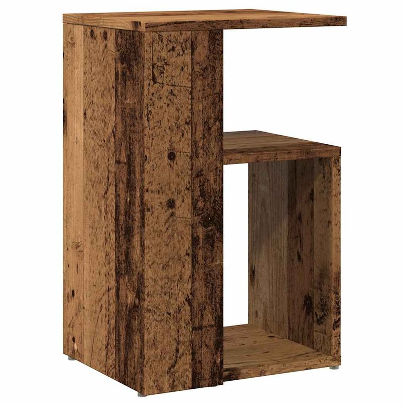 Casa si Gradina - Mobilier - Mese si birouri - Mese living - Masa laterala din lemn vechi 36x30x56 cm din lemn prelucrat - Infinity.ro