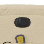 Ingrijire personala si Cosmetice - Sanatate si wellness - Articole wellness - Fotolii de masaj - Fotoliu electric de masaj rabatabil cu ridicare, crem, textil - Infinity.ro