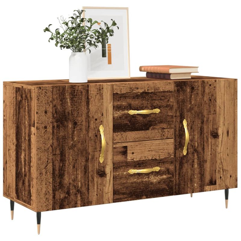 Casa si Gradina - Mobilier - Comode si corpuri - Comode - Dulap, lemn vechi, 100x36x60 cm, lemn prelucrat - Infinity.ro