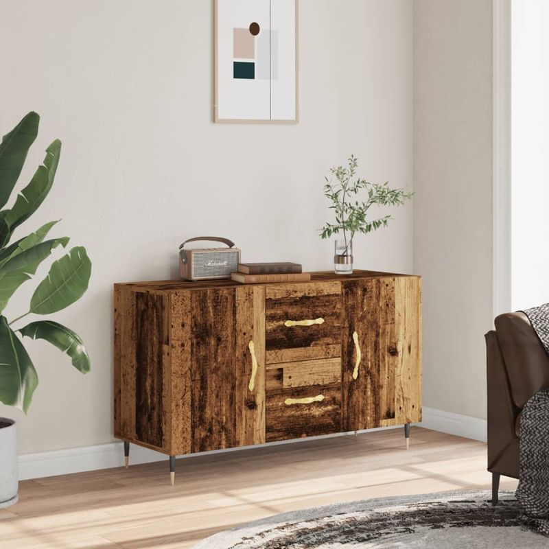 Casa si Gradina - Mobilier - Comode si corpuri - Comode - Dulap, lemn vechi, 100x36x60 cm, lemn prelucrat - Infinity.ro