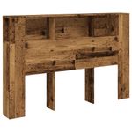 Casa si Gradina - Mobilier - Dulapuri si sifoniere - Dulapuri - Tablie pat cu dulap lemn vechi 160x18,5x103,5 cm lemn prelucrat - Infinity.ro