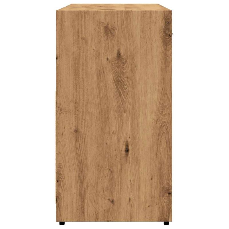 Casa si Gradina - Mobilier - Mobilier baie - Comode baie - Dulap chiuveta baie, stejar artizanal 65x33x60cm lemn prelucrat - Infinity.ro