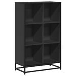 Casa si Gradina - Mobilier - Biblioteci si rafturi - Biblioteci - Biblioteca, negru, 65,5x33x107,5 cm, lemn prelucrat - Infinity.ro