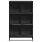 Casa si Gradina - Mobilier - Biblioteci si rafturi - Biblioteci - Biblioteca, negru, 65,5x33x107,5 cm, lemn prelucrat - Infinity.ro