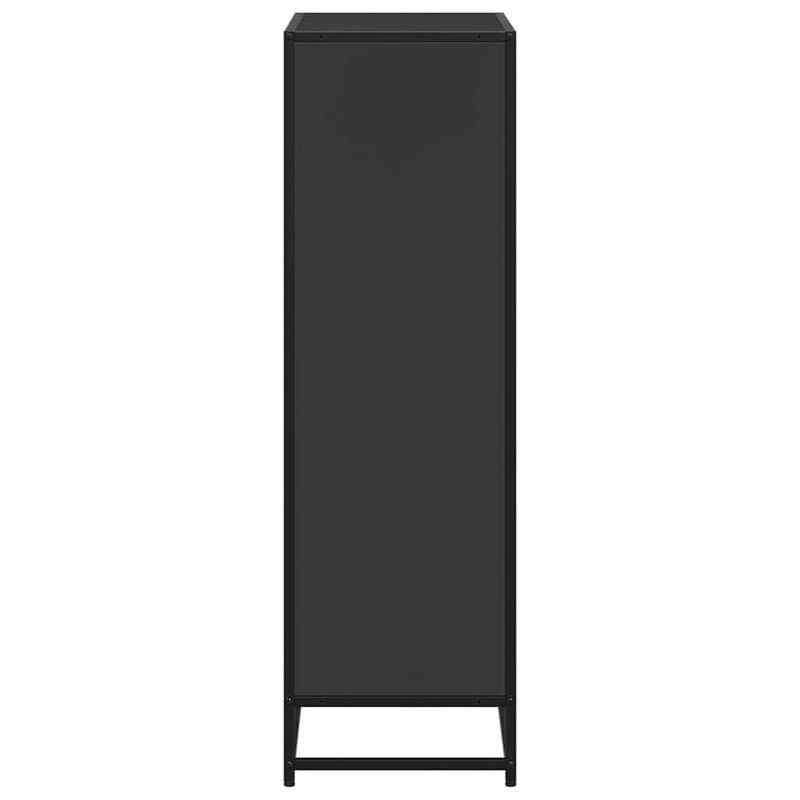 Casa si Gradina - Mobilier - Biblioteci si rafturi - Biblioteci - Biblioteca, negru, 65,5x33x107,5 cm, lemn prelucrat - Infinity.ro