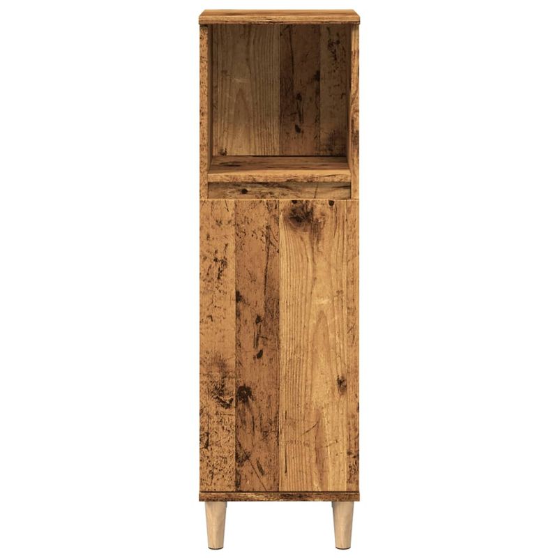 Casa si Gradina - Mobilier - Mobilier baie - Comode baie - Dulap de baie, lemn vechi, 30x30x100 cm, lemn prelucrat - Infinity.ro
