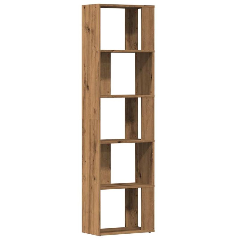 Casa si Gradina - Mobilier - Biblioteci si rafturi - Biblioteci - Biblioteca, stejar artizanal, 45x24x159 cm, lemn prelucrat - Infinity.ro