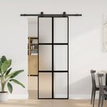 Casa si Gradina - Constructii - Usi interior, exterior si garaj - Usi interior - Usa glisanta cu set de feronerie sticla temperata si aluminiu - Infinity.ro