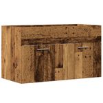 Casa si Gradina - Mobilier - Mobilier baie - Comode baie - Dulap chiuveta baie, lemn vechi 90x38,5x46 cm lemn prelucrat - Infinity.ro