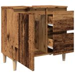 Casa si Gradina - Mobilier - Mobilier baie - Comode baie - Dulap de chiuveta, lemn vechi, 65x33x60 cm, lemn prelucrat - Infinity.ro