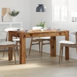 Casa si Gradina - Mobilier - Mese si birouri - Mese bucatarie si dining - Masa de bucatarie, lemn vechi, 140x74,5x76 cm, lemn prelucrat - Infinity.ro
