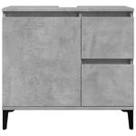 Casa si Gradina - Mobilier - Comode si corpuri - Masute de toaleta - Dulap de chiuveta, gri beton, 65x33x60 cm, lemn prelucrat - Infinity.ro