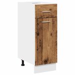Casa si Gradina - Mobilier - Comode si corpuri - Corpuri bucatarie - Dulap inferior cu sertar lemn vechi 30x46x81,5cm lemn prelucrat - Infinity.ro