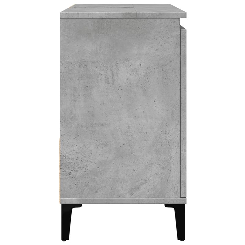 Casa si Gradina - Mobilier - Comode si corpuri - Masute de toaleta - Dulap de chiuveta, gri beton, 65x33x60 cm, lemn prelucrat - Infinity.ro