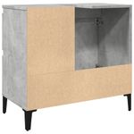 Casa si Gradina - Mobilier - Mobilier baie - Comode baie - Dulap de chiuveta, gri beton, 65x33x60 cm, lemn prelucrat - Infinity.ro